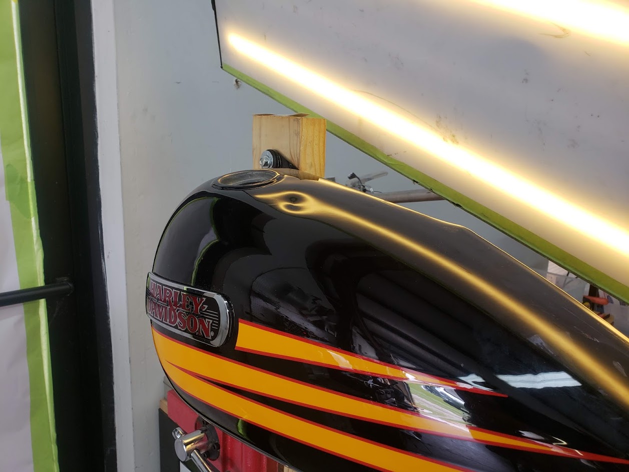 Harley-Davidson — Gas Tank — before