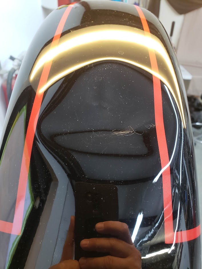 Harley-Davidson — Front Fender — before