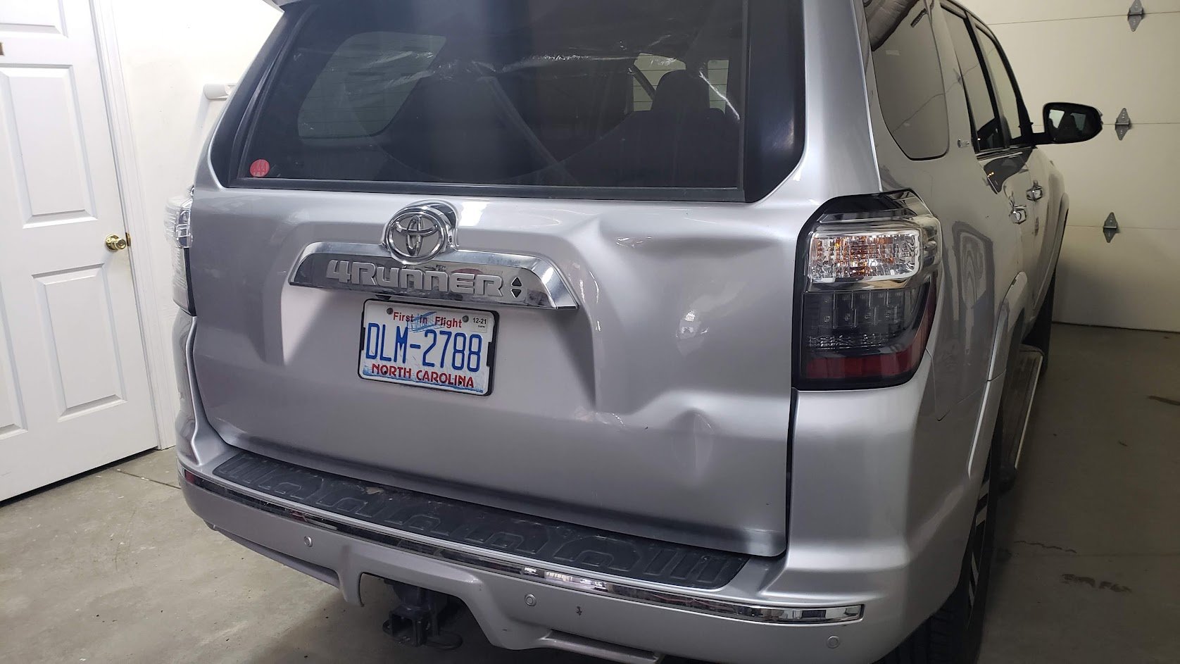 Toyota 4Runner — Rear Panel — before