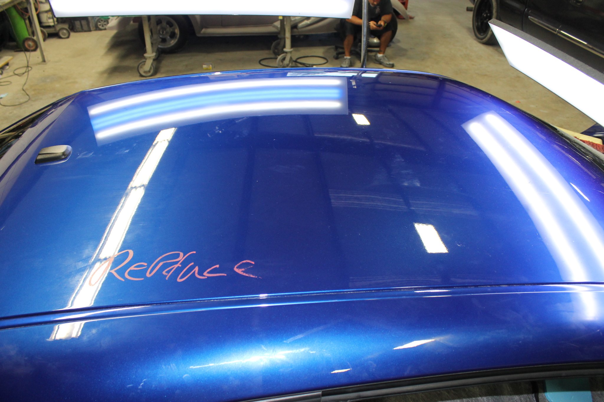 Dodge Challenger — Hail Damage — after
