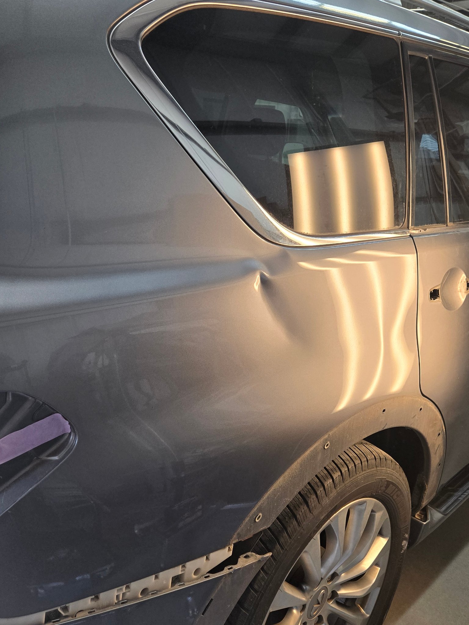 Infiniti QX80 — Right Rear Quarter Panel — before